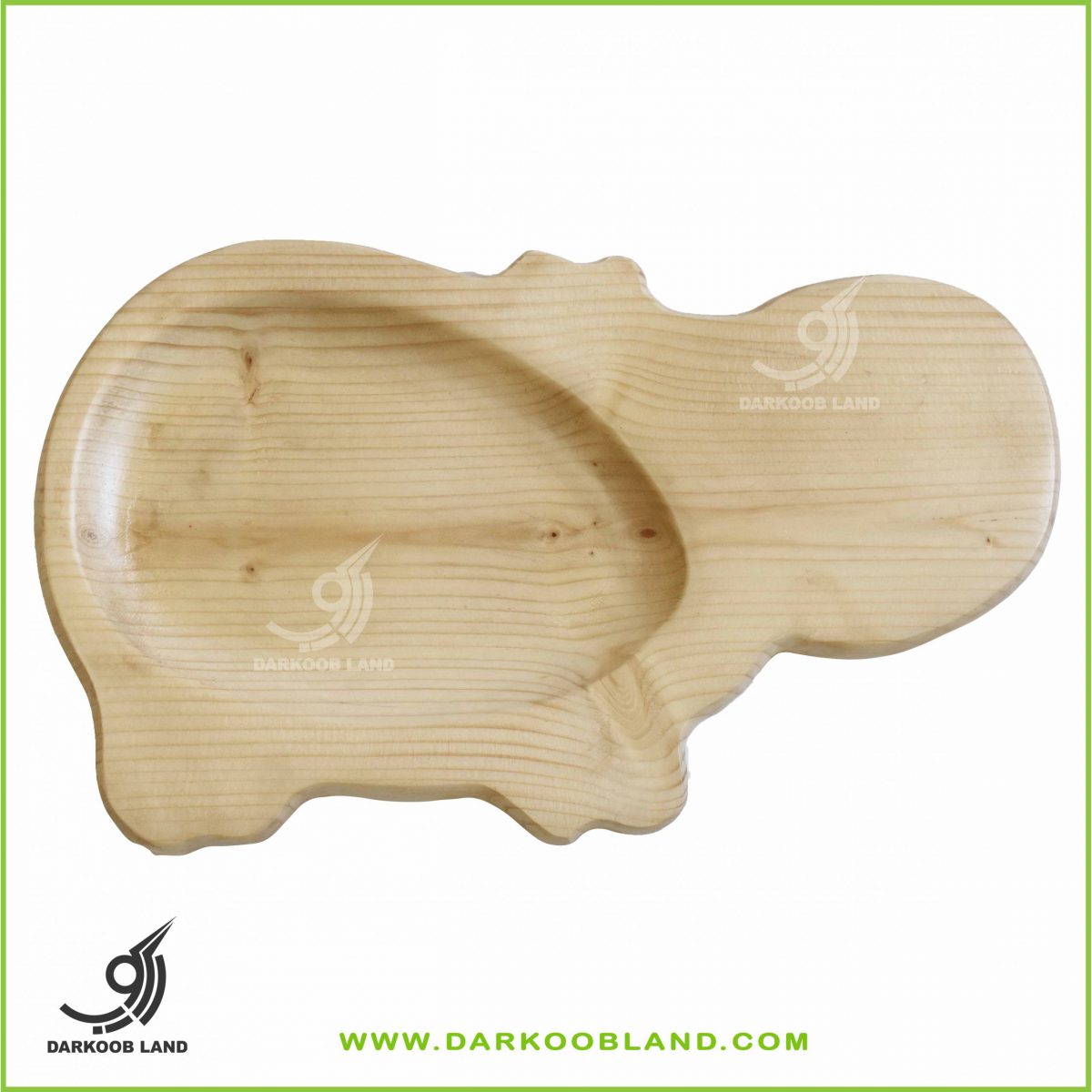wooden baby food dish