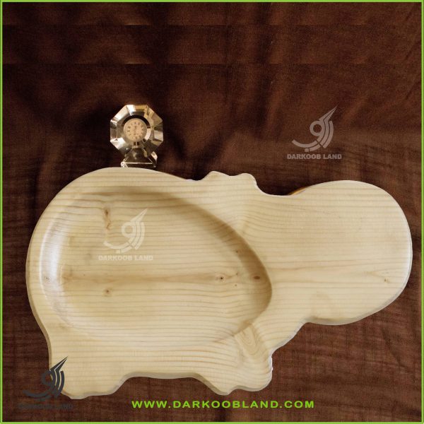 wooden baby food dish