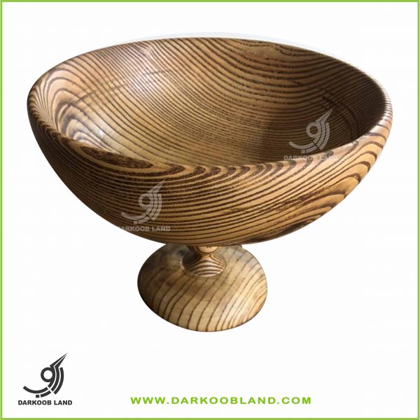 Wooden serve bowl