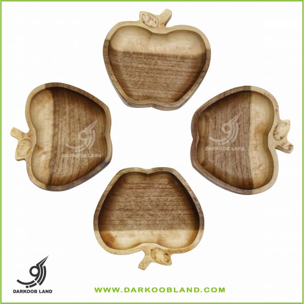 Wooden apple dish
